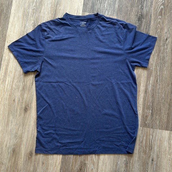 J Crew Washed Short Sleeve Tee Medium Blue - Picture 1 of 1